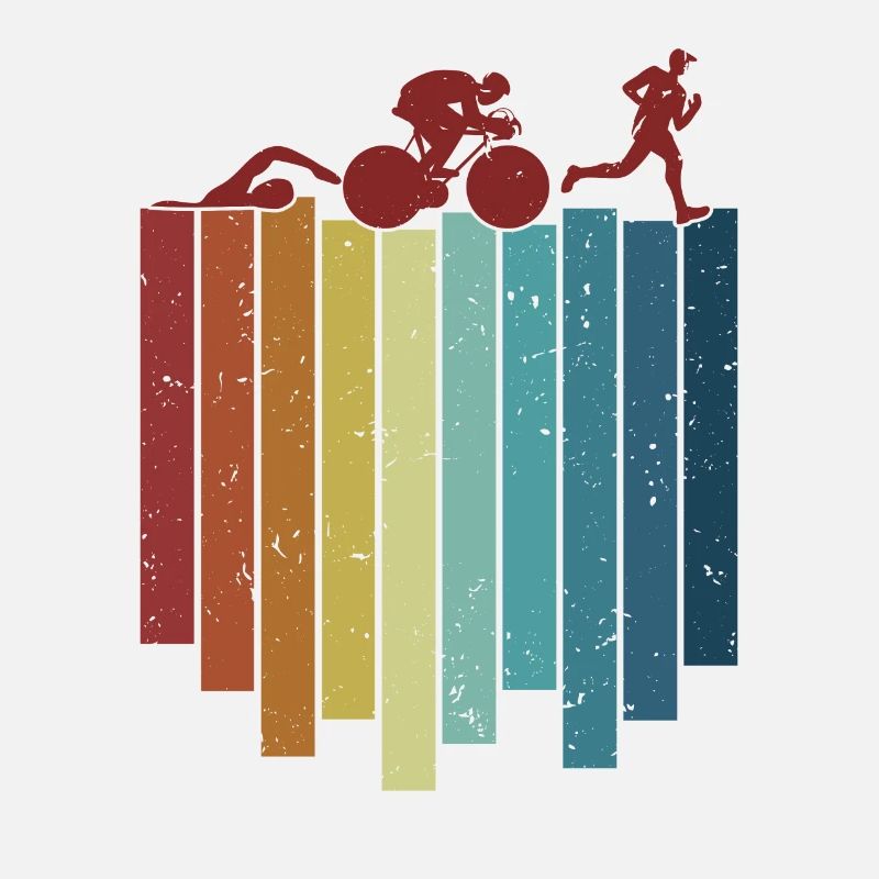 Retro Training Triathlonrad Triathlet Profi