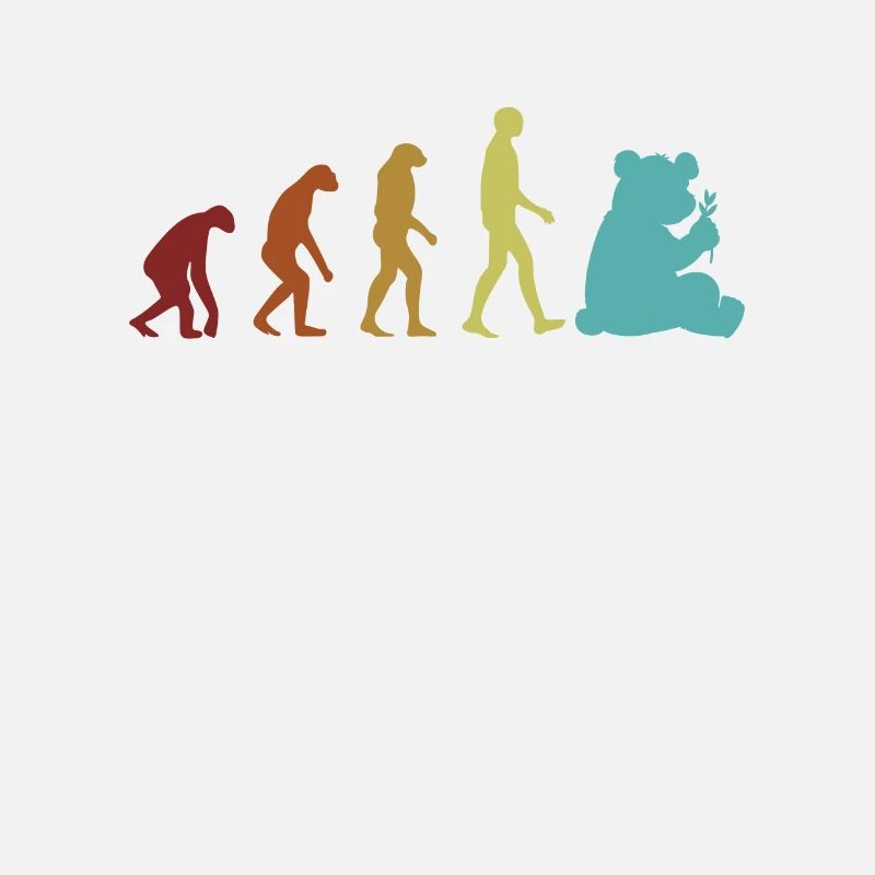 Panda Evolution Panda Bear Friend Lover Giant
