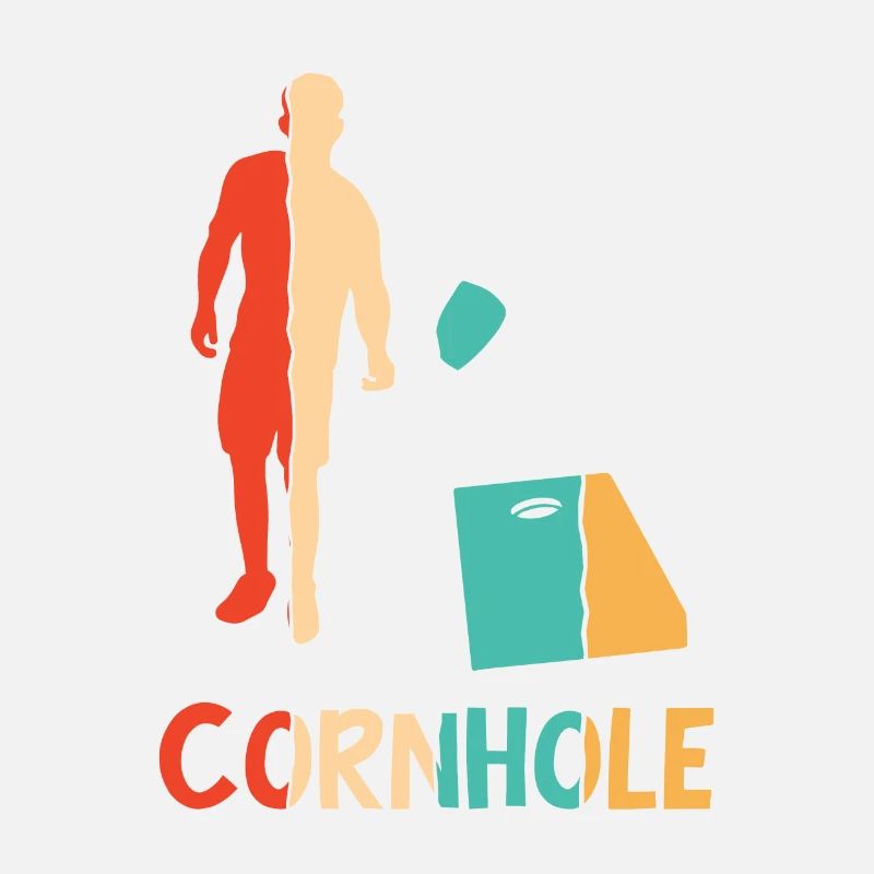 Plateaux de jeu rétro Pouf Cornhole professionnel