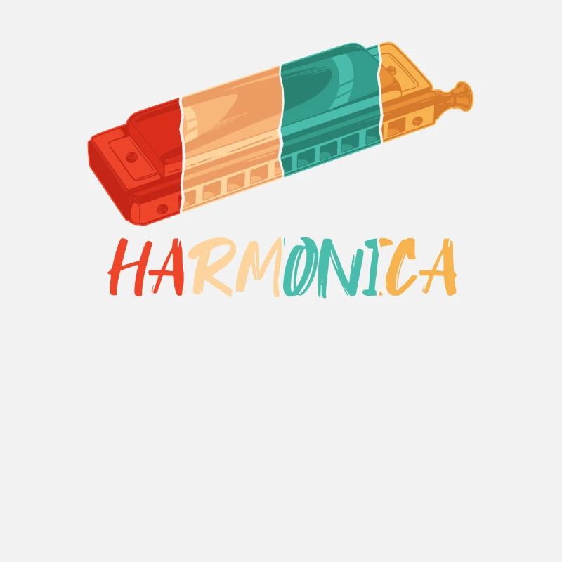 Retro Harmonist Harmonicist Mundharmonika