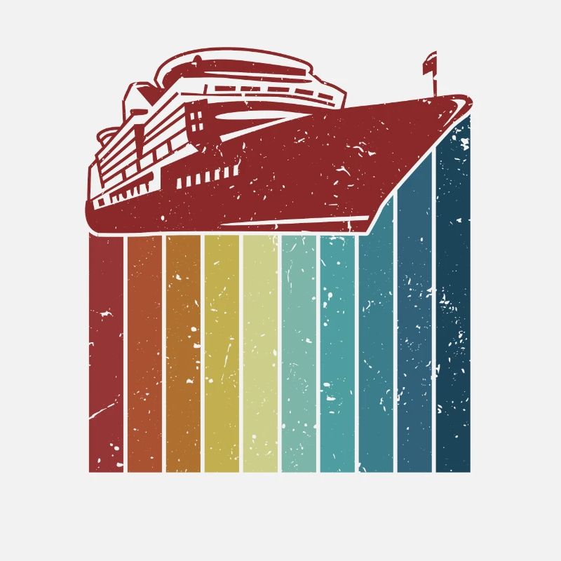 Bateau de croisière rétro Passager Passagers Passagers