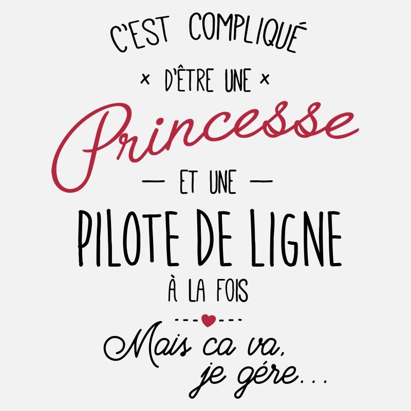 Princesse et Pilote de ligne