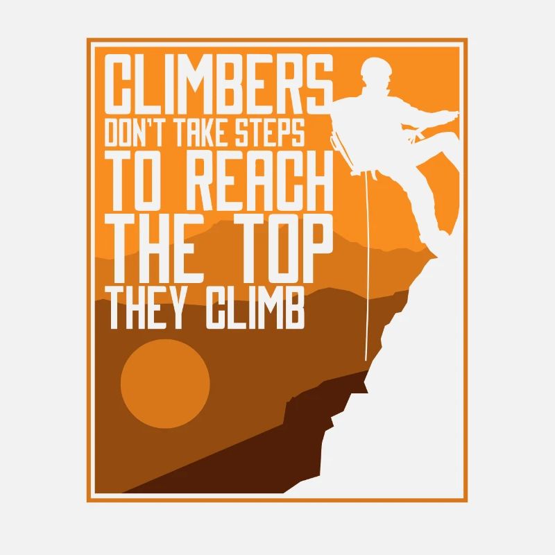 Climbers Don't Take Steps Speedklettern Kraxler