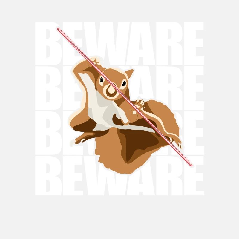 Beware Grauhörnchen Squirrel Fuchshörnchen