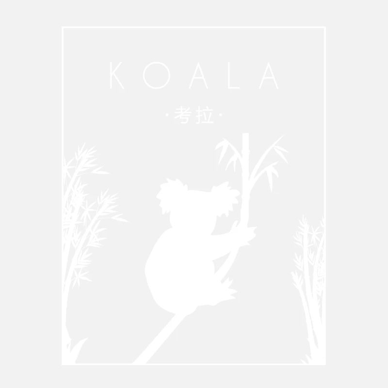 Koala Chinesisch Hanzi Koalabär Phascolarctos