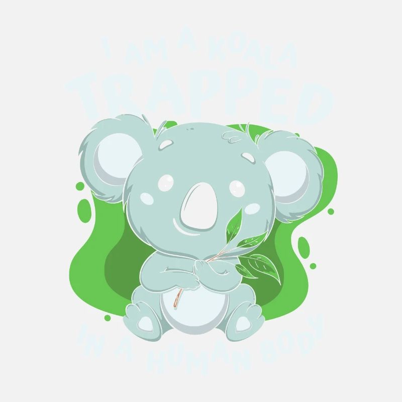 Ich bin ein Koala, der in einem menschlichen Körper gefangen ist Koalabär