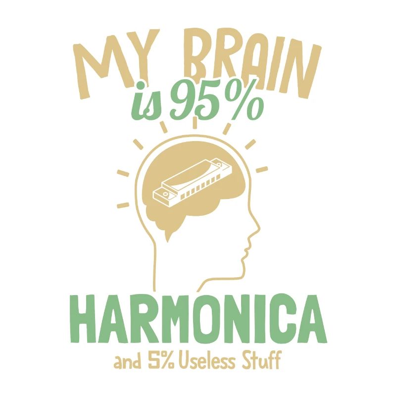 Mon cerveau est composé à 95 % d'harmonica, d'harmoniciste et de harpe à bouche