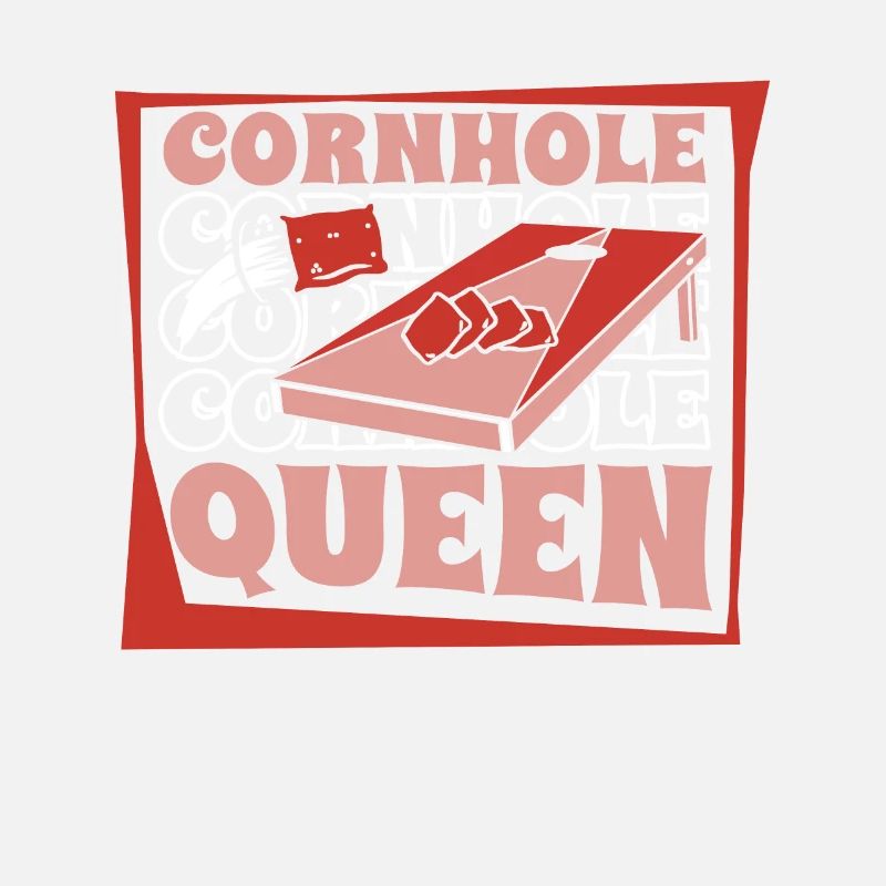 Cornhole Queen Spielbretter Sitzsack Profi