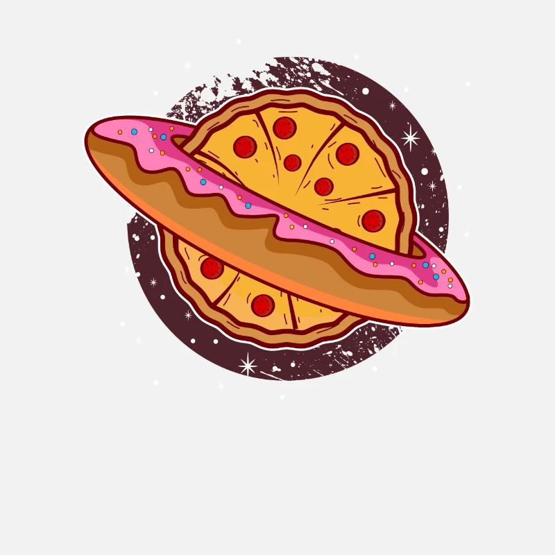 Donut Pizza Doughnut Glazed Maker Lover Donut