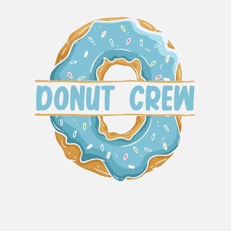 Donut Crew Doughnut Glazed Maker Lover Donut
