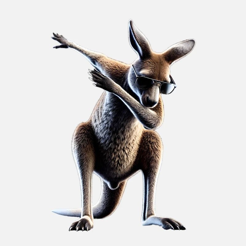 Dabbing Kangaroo Animal Lover Dab Cool Animals