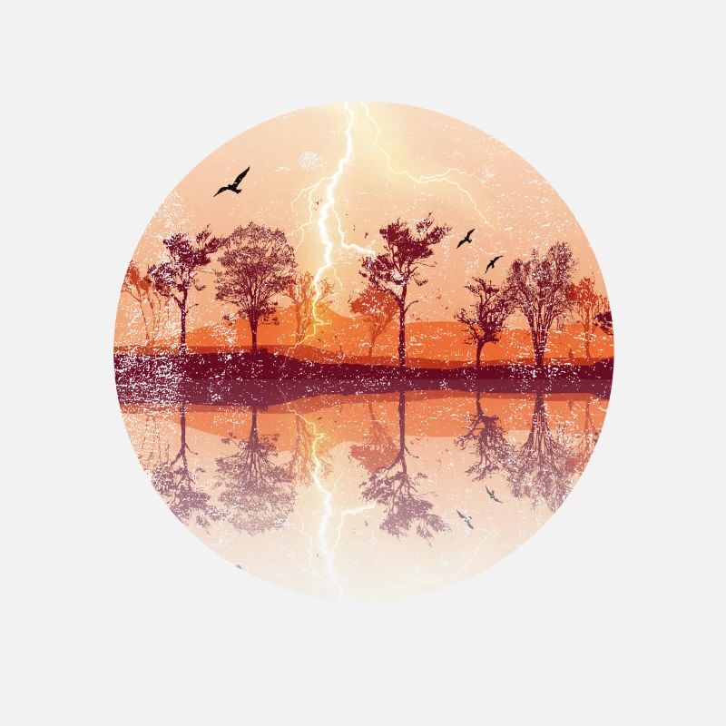 Geschenk Savanne Wüste Geschenk Baum Dünen Sand