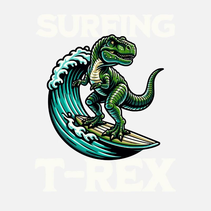 Surfing T-Rex