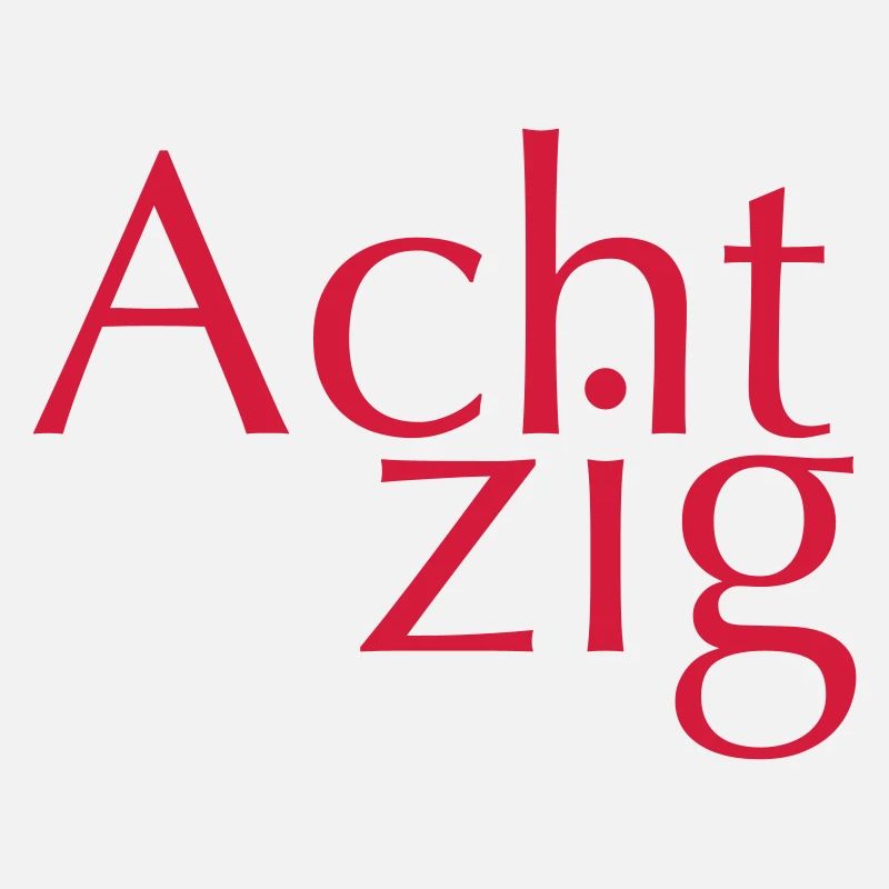 Achtzig Geburtstag