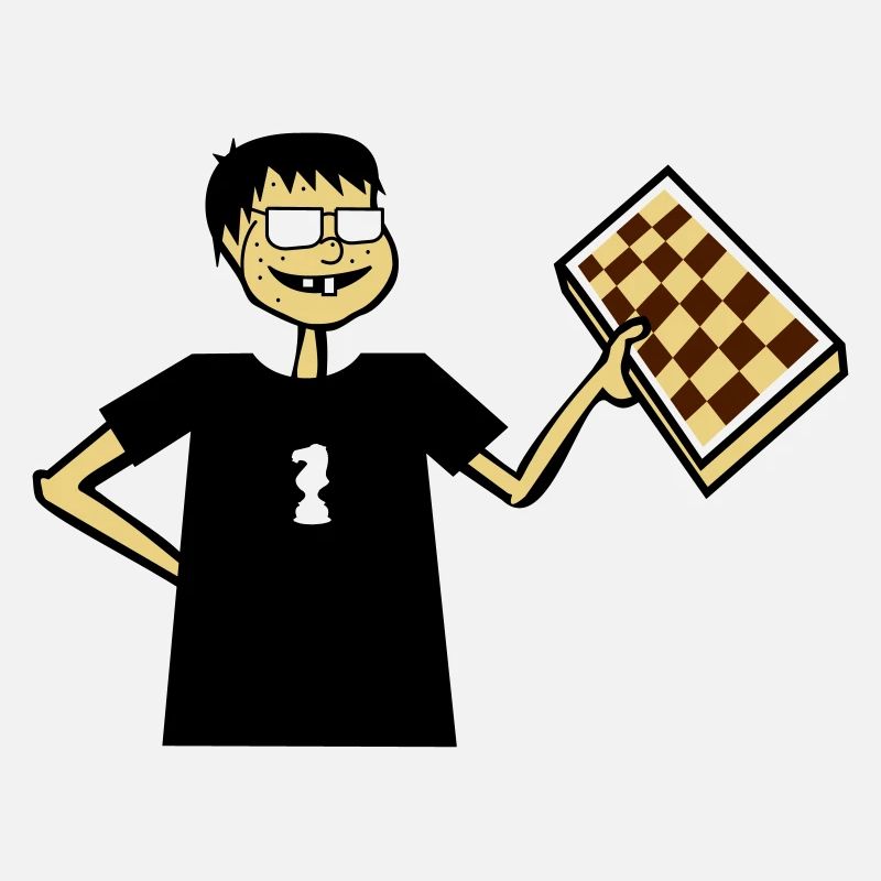 Les échecs Nerd Hobby jeu de plateau cadeau lunettes cool