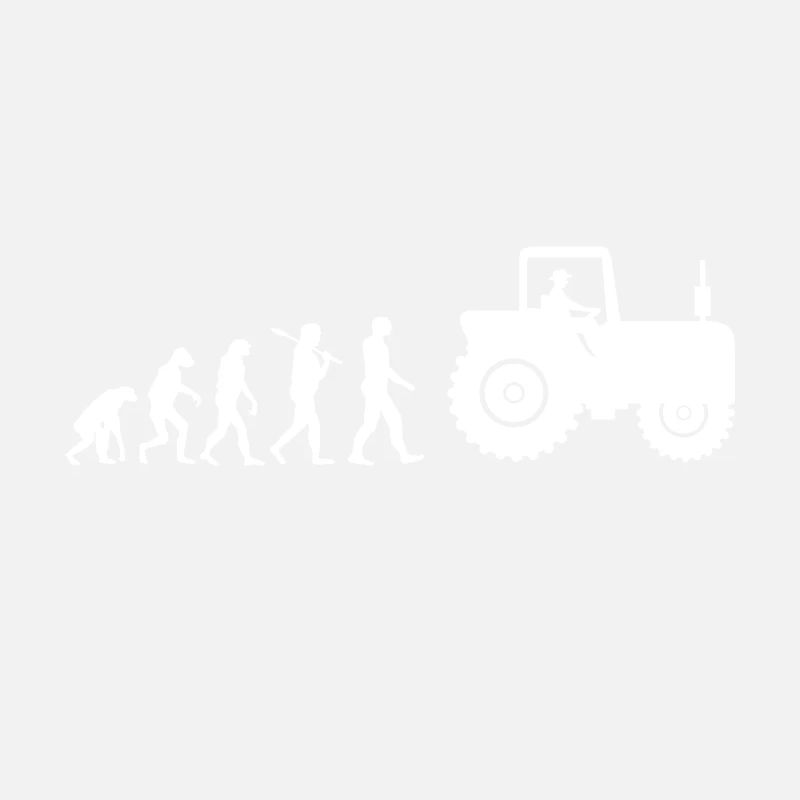 Traktor Landwirtschaft Evolution Geschenk