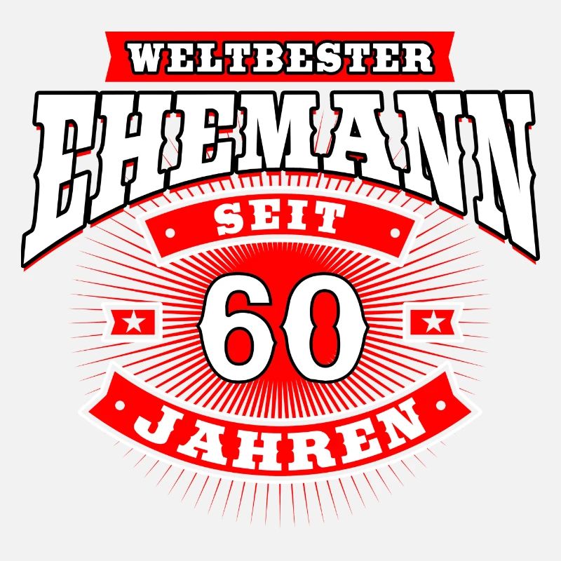 Ehemann Ehegatte Ehe Mann Geschenk 60 Jahre