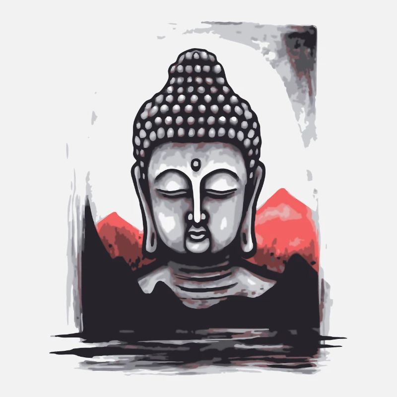 Japan Rote Sonne: Ein ruhender Buddha
