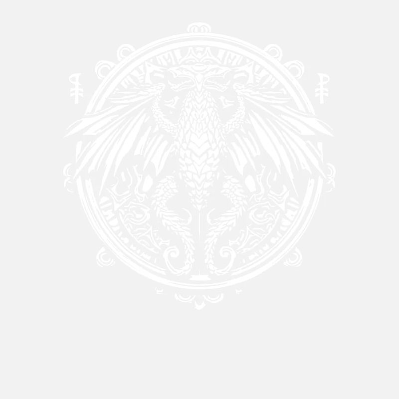 Symbol eines Doppelkopf-Drachen