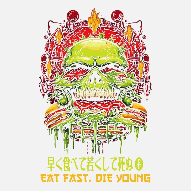 Horror Burger Skull: Eat Fast, Die Young