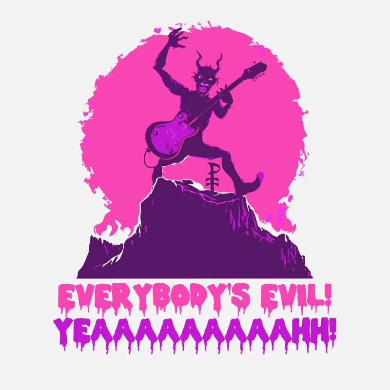 Everyone is evil! Devil's rock concert in hell