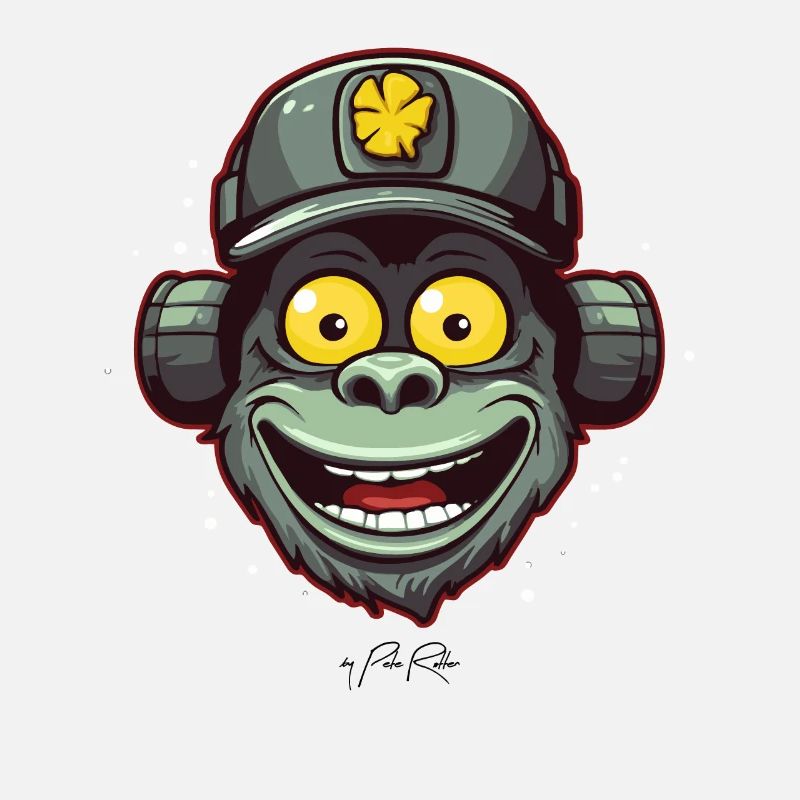 Funky, funny, friendly monkey