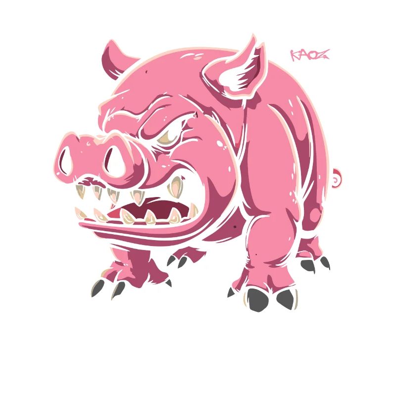 Cochon mignon de compagnie