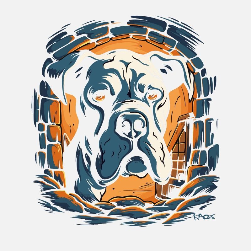 Le chien de donjon cool