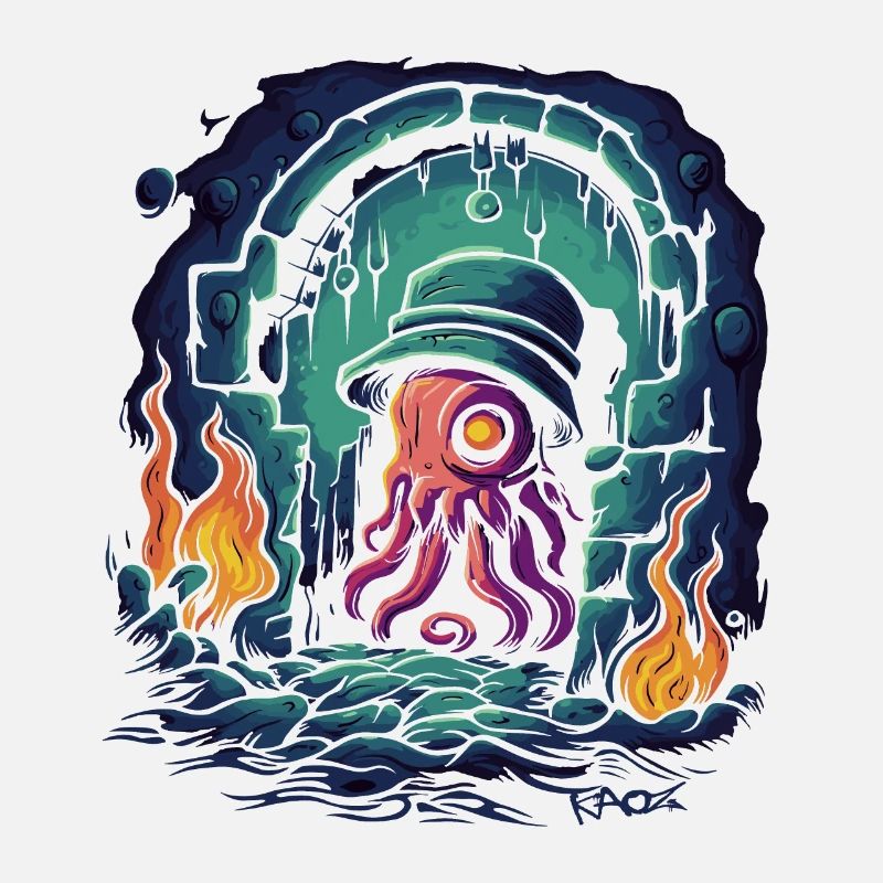 Deep Dark Dungeon Detective Octopus