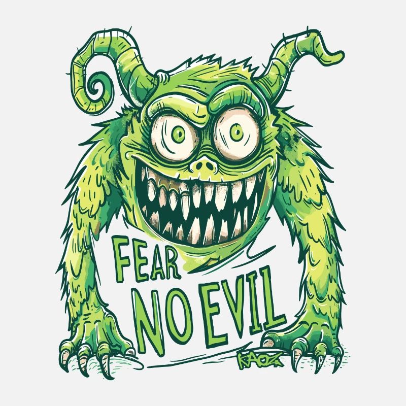 Fear No Evil: Funny Cartoon Monster