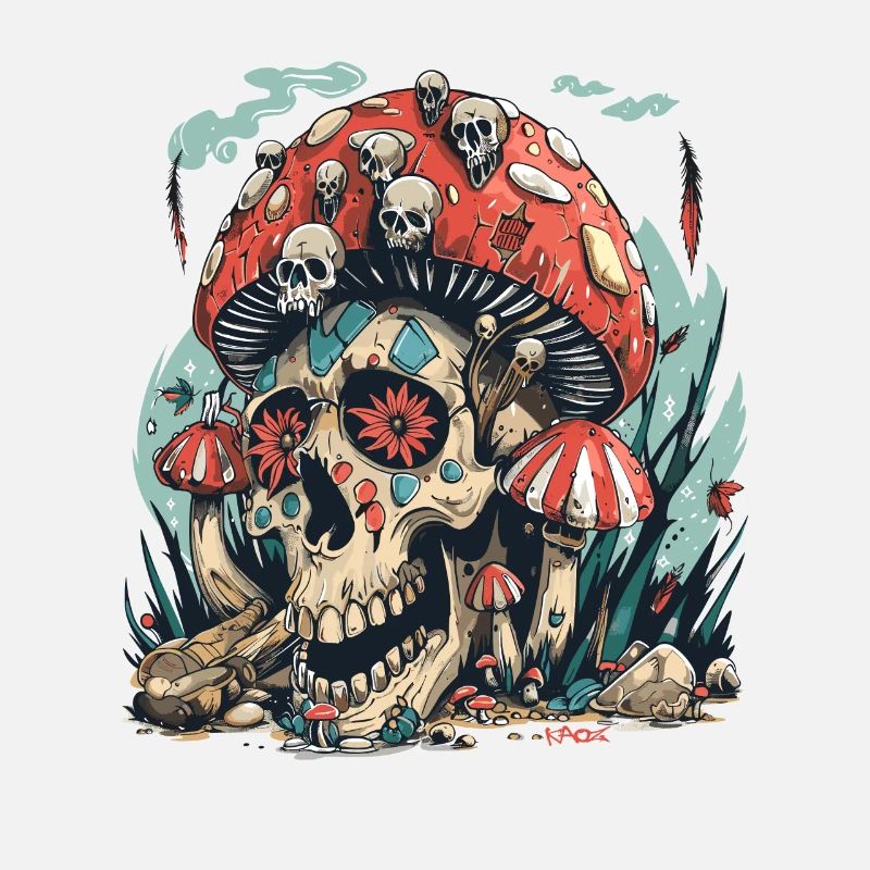 Aztec Forest: Mushrooms Skull Skull