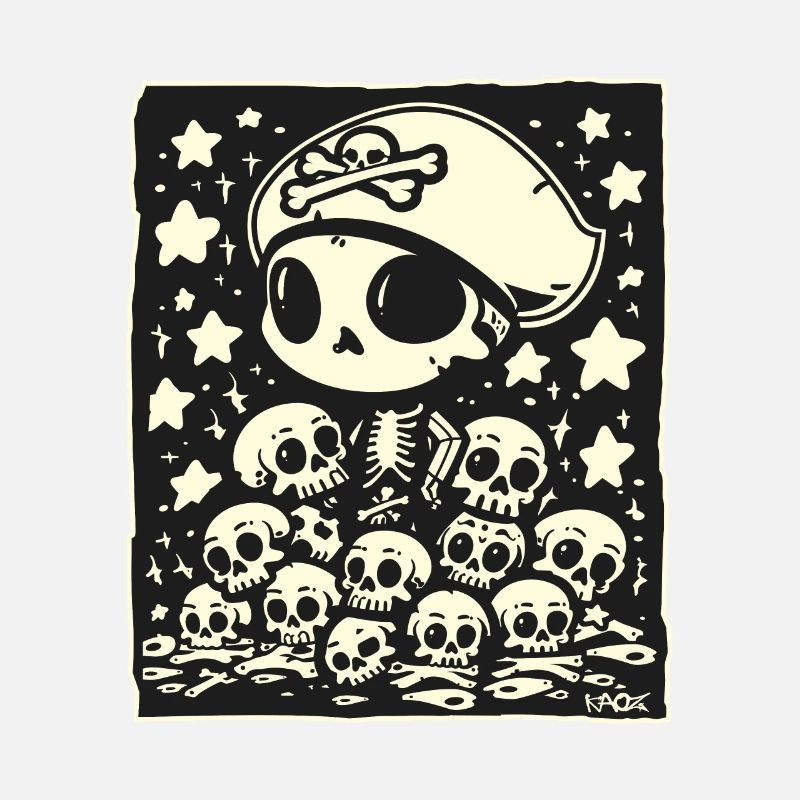Crâne de pirate Chibi