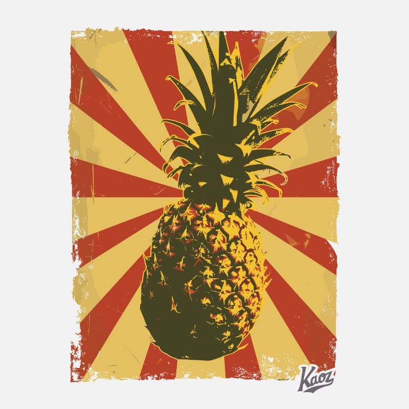 Ananas de style propagande