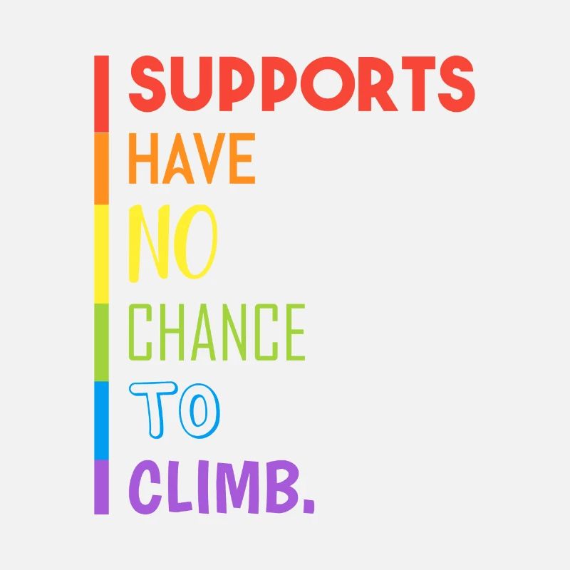 Supports cannot climb
