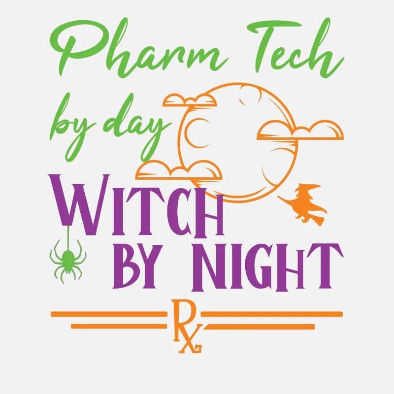 Pharmacy technician Halloween | Witch by night