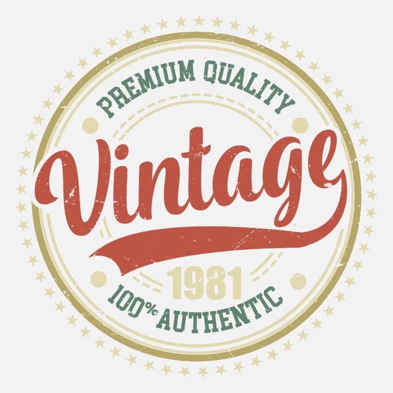 Vintage 1981 Retro Anniversary 1981
