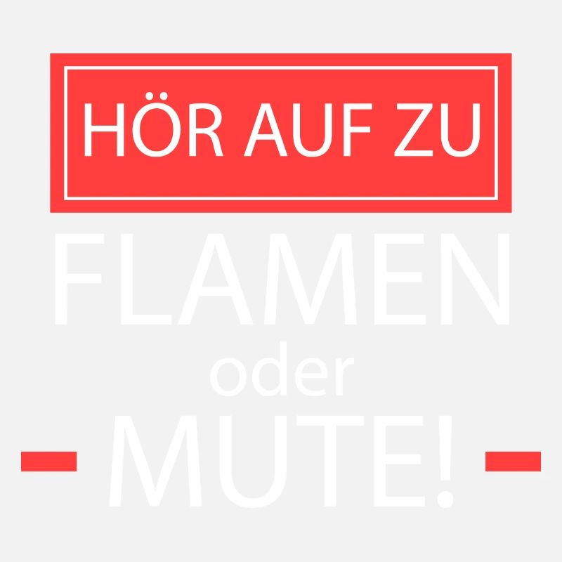 Hör auf zu flamen oder mute!