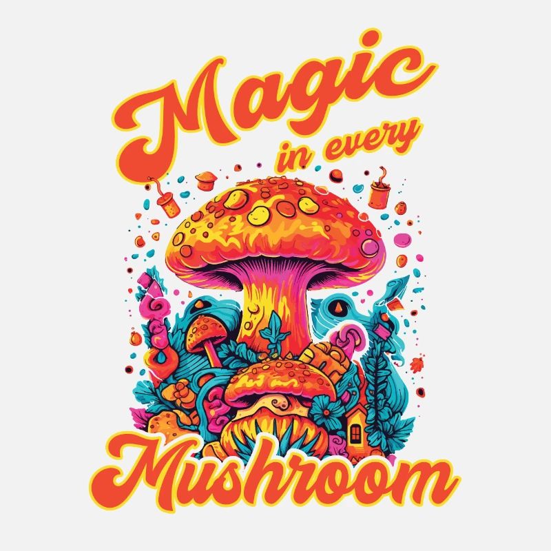 Magic Mushroom Psychedelic Art