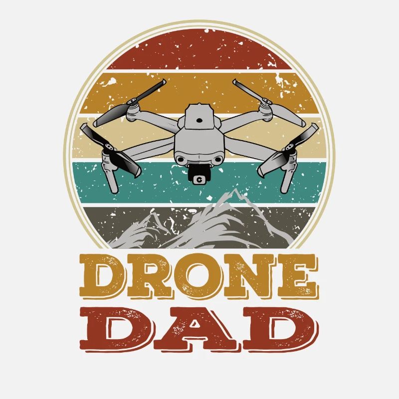 Drohnen Papa Copter FPV UAS Pilot Drone Dad Daddy