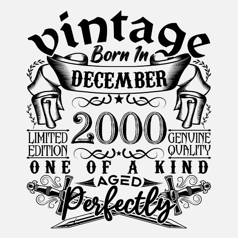 Anniversaire 2000 Décembre 2000 né en December