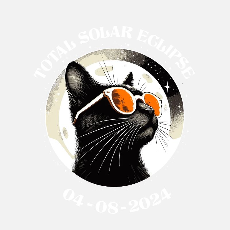 Solar Eclipse April 2024 Cat America Funny