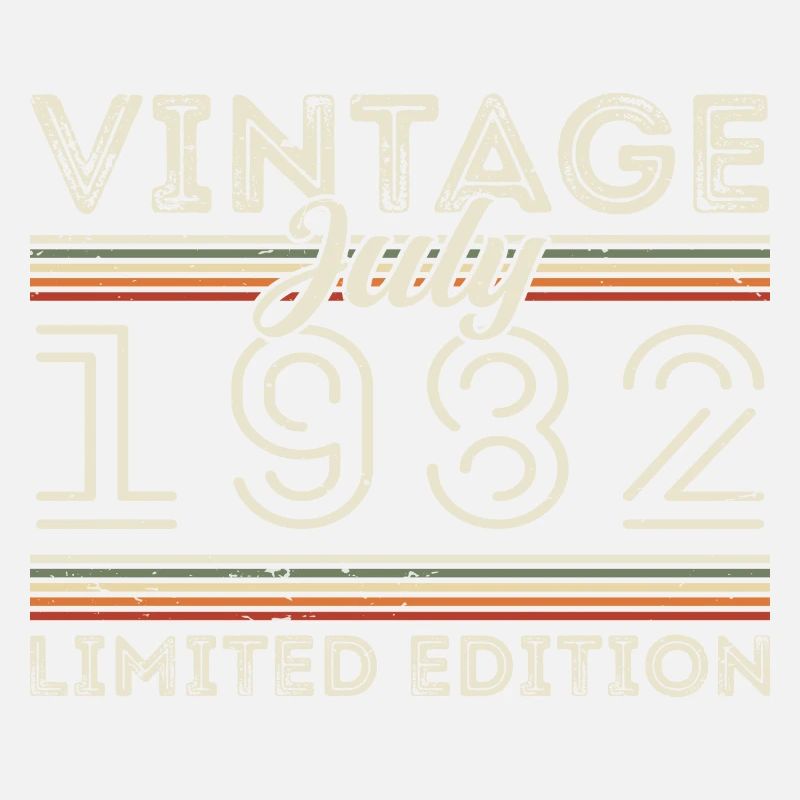Juli 1982 Juli Geburtstagsgeschenk Juli 1982