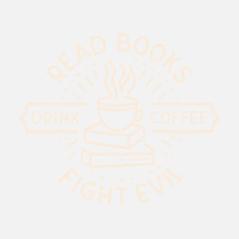 Read books drink coffee fight evil