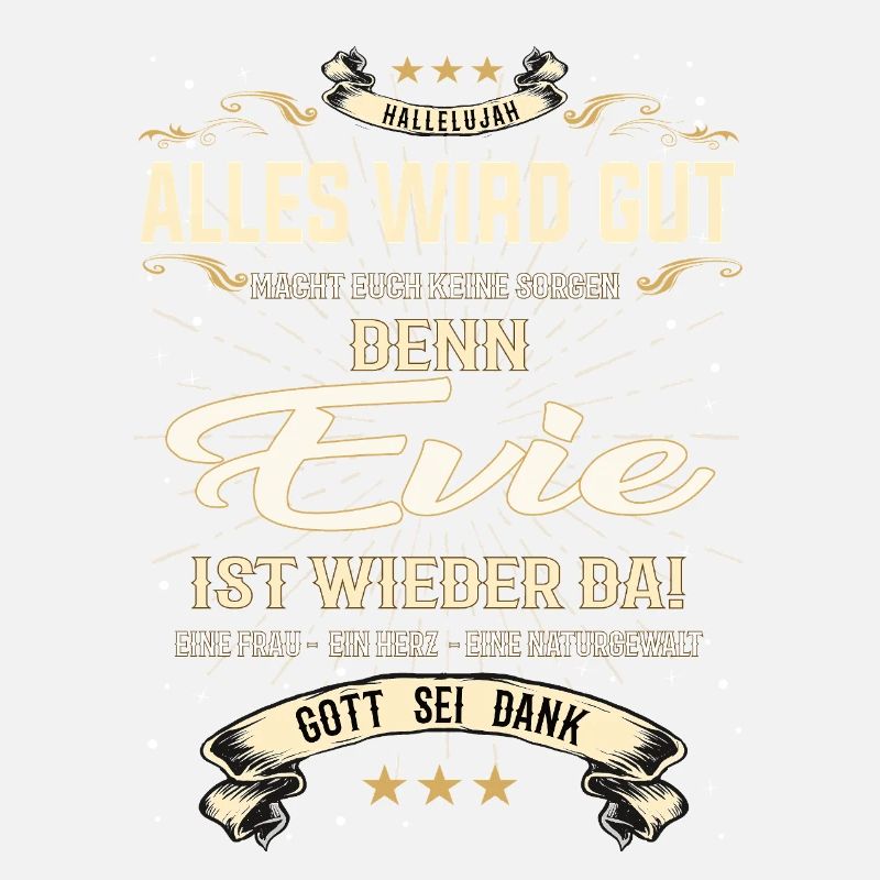 Alles wird gut denn Evie Ist da Outfit