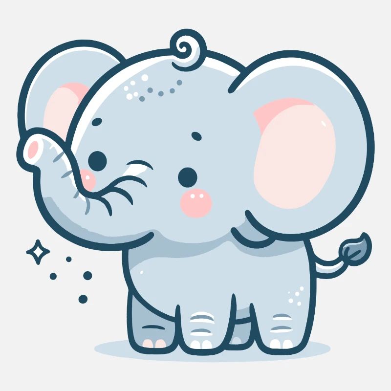 ELEFANT TIER BABY NIEDLICH KLEIN KIND GESCHENKIDEE