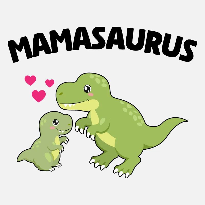 Mamasaurus - Conception de dinosaure mignon