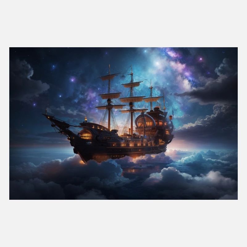 Dreamlike Cloud Ship