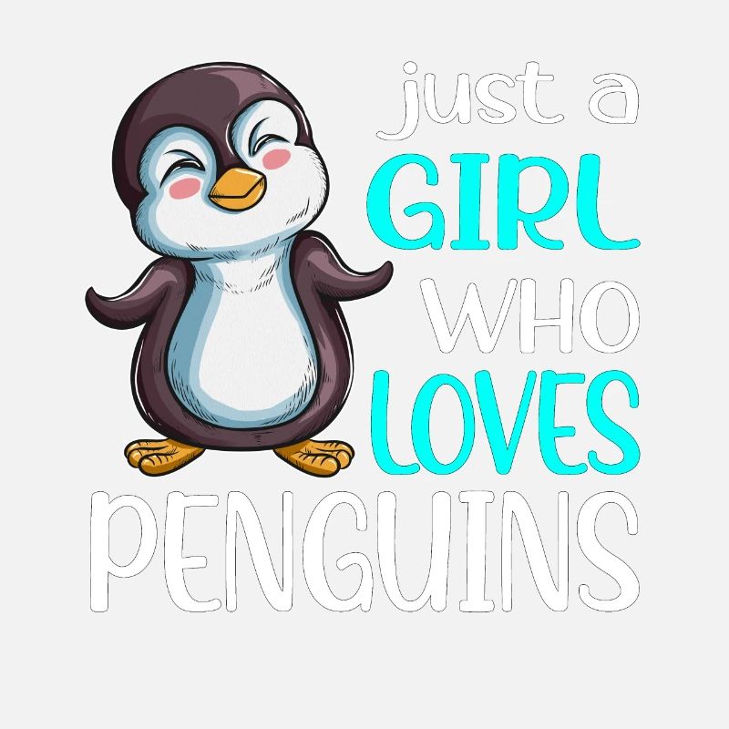 Königspinguin Kaiserpinguin Mädchen liebt Pinguine