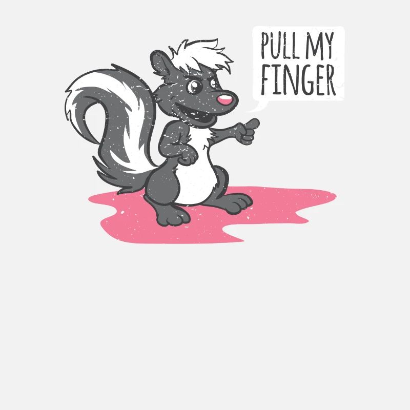 Pull My Finger Skunk Pull Farts on Finger