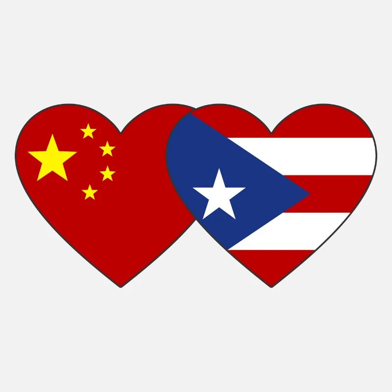 Chine Cuba Drapeau du cœur